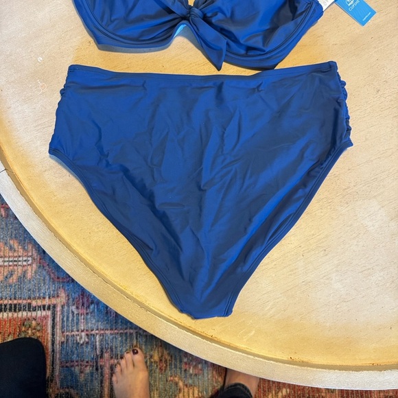 Cupshe Navy and White Halter Bikini - Picture 2 of 6